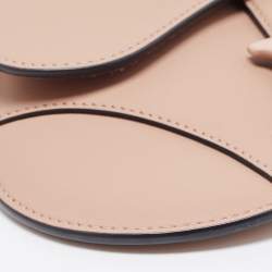 Pre Owned Dior Blush Ultra Matte Leather Saddle Convertible Belt Bag