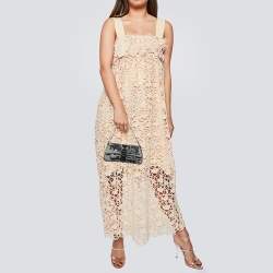 Pre Owned Dior Grey Canvas Hardcore Sequin/Bead Embellished Baguette Bag