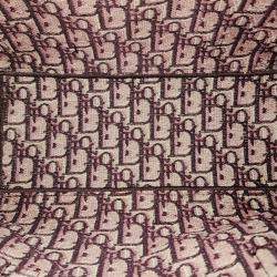 Christian Dior burgundy Logo Oblique Diorcmap Messenger Bag