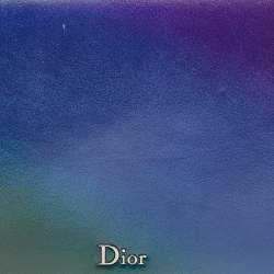 Dior Multicolor Ombre Leather Flap Bag