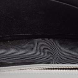 Pre Owned Dior Grey Leather Medium Diorama Flap Shoulder Bag