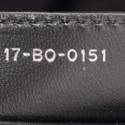 Pre Owned Dior Black Cannage Leather Granville Chain Link Tote