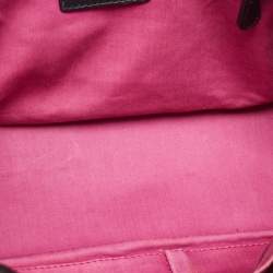 مملوكة مسبقًا حقيبة كتف ديور ميلي لا فوريت جلد كاناج أسود