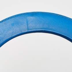 Pre Owned Dior Blue Leather Large Diorissimo Shopper Tote