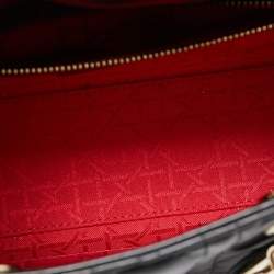Pre Owned Dior Black Cannage Leather Small Lady Dior Bag