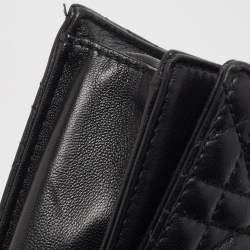 Dior Black Cannage Leather Lady Dior Chain Clutch