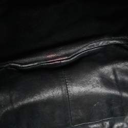 Pre Owned Dior Black Python Limited Edition 096 Rebelle Hobo