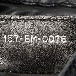 Pre Owned Dior Black Python Limited Edition 096 Rebelle Hobo