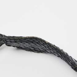 Pre Owned Dior Black Python Limited Edition 096 Rebelle Hobo