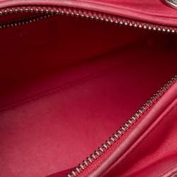 Pre Owned Dior Beige/Pink Raffia,Tweed and Leather Medium Lady Dior Tote