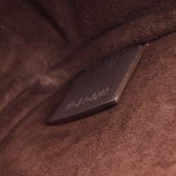 Pre Owned Dior Mauve Oblique Gravity Patent Leather Boxy Bag