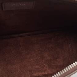 Pre Owned Dior Mauve Oblique Gravity Patent Leather Boxy Bag