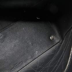 Pre Owned Dior Black Cannage Leather Medium Ultradior Tote