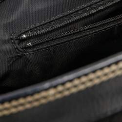 Pre Owned Dior Black Oblique Canvas Trotter Tote Bag