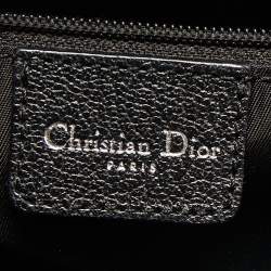Pre Owned Dior Black Oblique Canvas Trotter Tote Bag