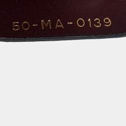 Dior Burgundy Oblique Embroidered Canvas Large Book Tote
