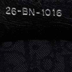 Pre Owned Dior Black Cannage Leather Lady Dior Soft Tote