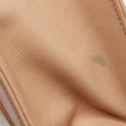 Pre Owned Dior Beige Leather Medium Diorama Flap Shoulder Bag