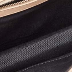 Pre Owned Dior Beige Leather Medium Diorama Flap Shoulder Bag