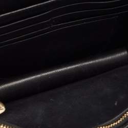 Pre Owned Dior Black Cannage Patent Leather Small Miss Dior Flap Bag