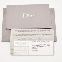 Pre Owned Dior Yellow Leather and Calfhair Mini Diorever Tote