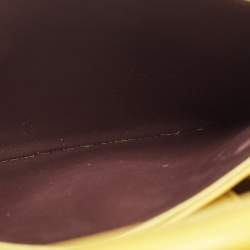 Pre Owned Dior Yellow Leather and Calfhair Mini Diorever Tote