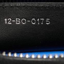 Dior Black Leather Medium Heart Patch Embellished Lady Dior Tote