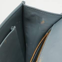 Pre Owned Dior Pale Blue Leather 30 Montaigne Shoulder Bag