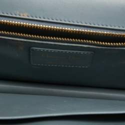 Pre Owned Dior Pale Blue Leather 30 Montaigne Shoulder Bag