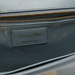 Pre Owned Dior Pale Blue Leather 30 Montaigne Shoulder Bag