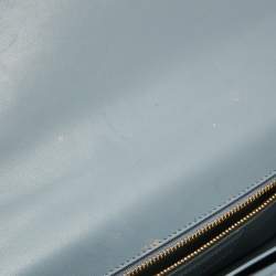 Pre Owned Dior Pale Blue Leather 30 Montaigne Shoulder Bag