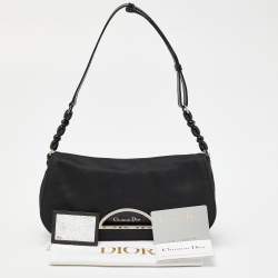 Pre Owned Dior Black Nylon Vintage Small Malice Bag
