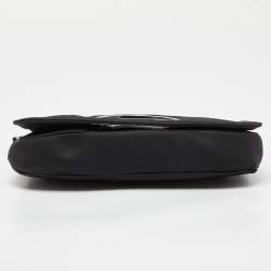 Pre Owned Dior Black Nylon Vintage Small Malice Bag