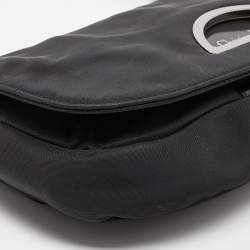 Pre Owned Dior Black Nylon Vintage Small Malice Bag