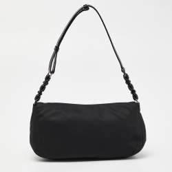 Pre Owned Dior Black Nylon Vintage Small Malice Bag