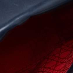 Pre Owned Dior Blue Cannage Leather Vintage Lady Dior Hobo