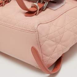 Dior Tri Color Cannage Quilted Leather Small Stardust Backpack