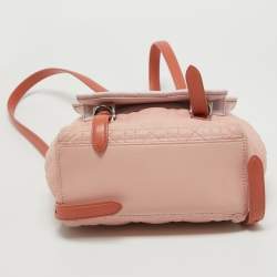 Dior Tri Color Cannage Quilted Leather Small Stardust Backpack