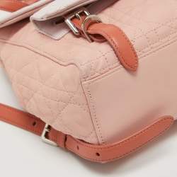 Dior Tri Color Cannage Quilted Leather Small Stardust Backpack