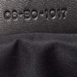 Pre Owned Dior Black Diorissimo Canvas and Leather Charming Satchel