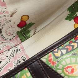 Dior Multicolour Satin Paisley Saddle Bag 