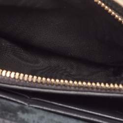 Pre Owned Dior Gold Micro Cannage Patent Leather 2in1 30 Montaigne Pouch Chain Bag