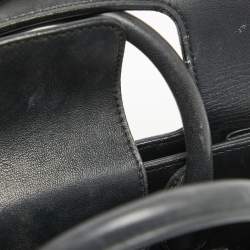 Pre Owned Dior Black Leather Mini Diorever Tote