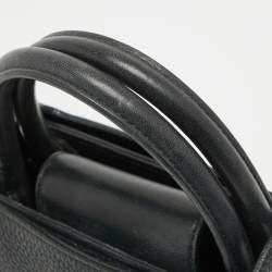 Pre Owned Dior Black Leather Mini Diorever Tote