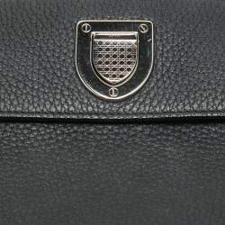 Pre Owned Dior Black Leather Mini Diorever Tote