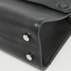 Pre Owned Dior Black Leather Mini Diorever Tote