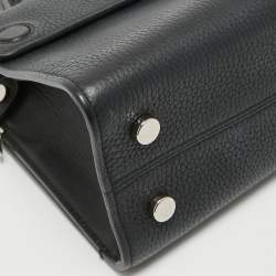 Pre Owned Dior Black Leather Mini Diorever Tote