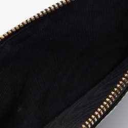 Pre Owned Dior Black Patent Leather Zip Pouch