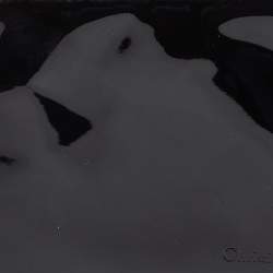 Pre Owned Dior Black Patent Leather Zip Pouch