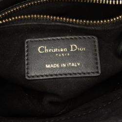 Dior Black Mini Embroidered Lady Dior